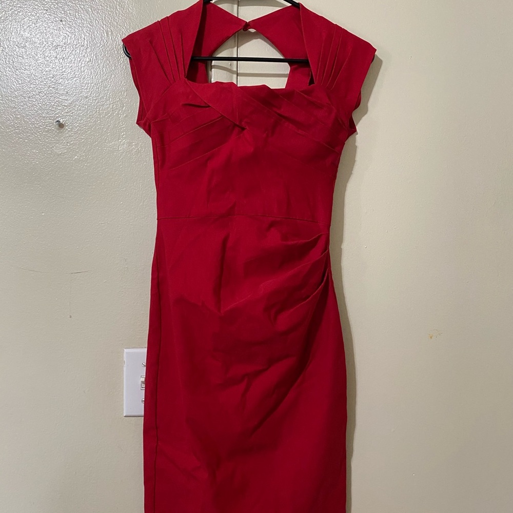 Red women dress size small